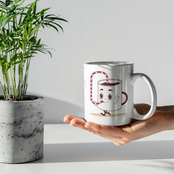 Kahve Sevenlere Özel Baskılı Kupa Bardak