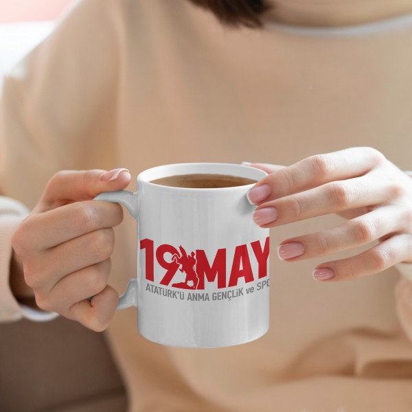 19 Mayıs Atatürk'ü Anma ve Gençlik Spor Bayramı Kupa Bardak Baskı